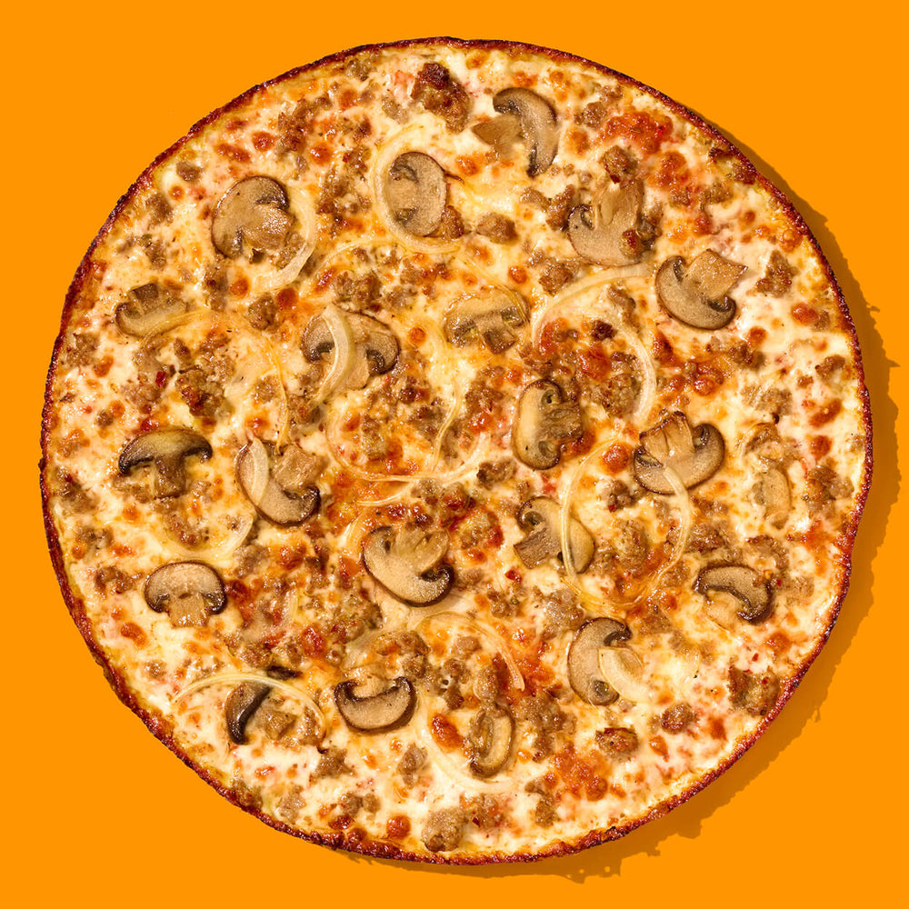 Sausage & Shroom front