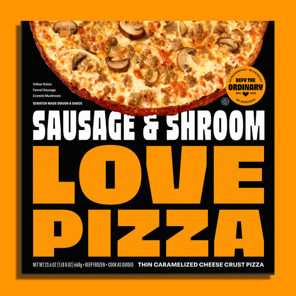 Sausage & Shroom front